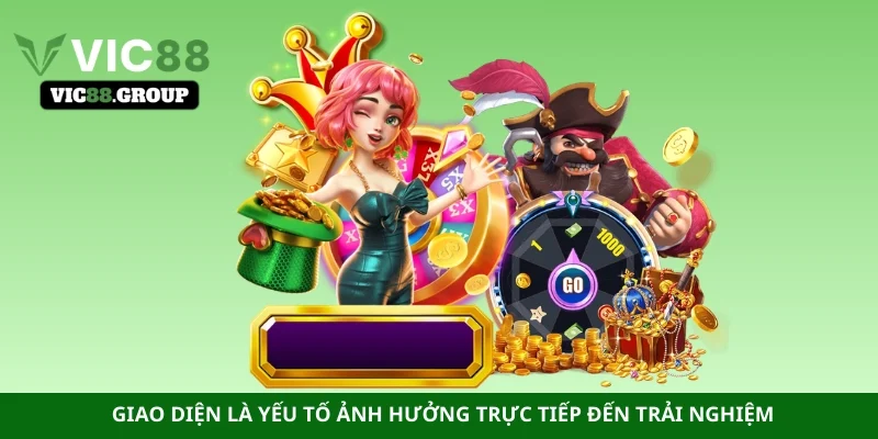 Giao diện là yếu tố ảnh hưởng trực tiếp đến trải nghiệm 