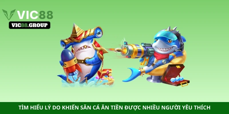 Tìm hiểu lý do khiến săn cá ăn tiền được nhiều người yêu thích